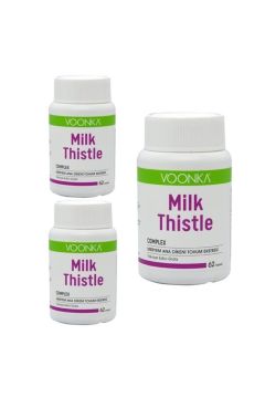 Voonka Milk Thistle 62 Kapsül 3 Kutu