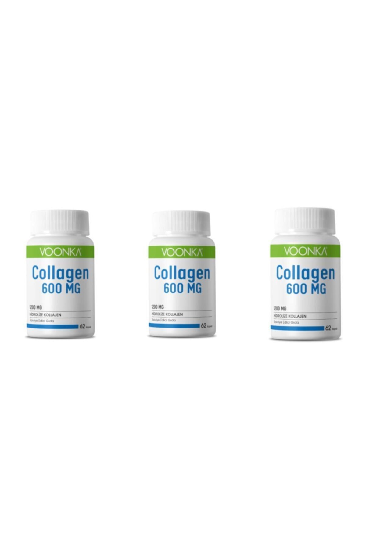 Voonka Collagen 600 mg 62 Kapsül 3 Kutu