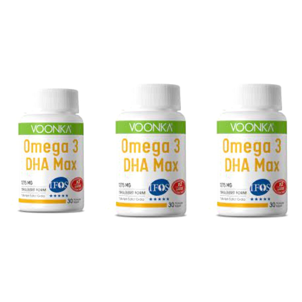 Voonka Omega-3 975 mg 50 Kapsül 3 Kutu