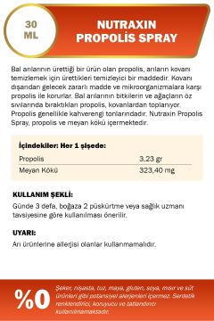 Nutraxin Propolis Boğaz Spreyi 30 ml