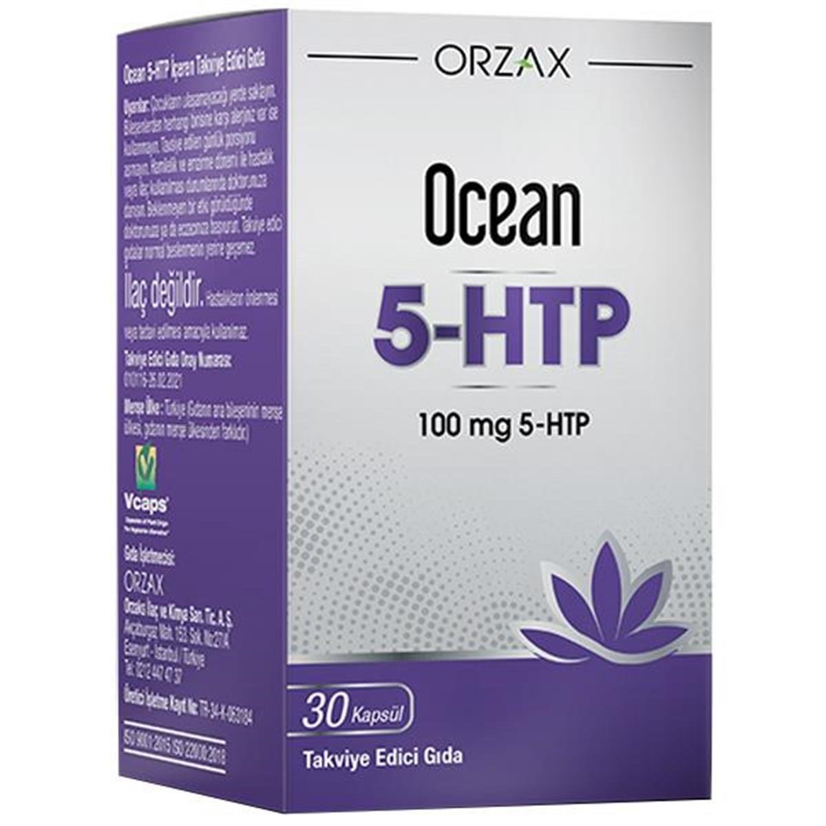 Ocean 5-HTP 100 mg 30 Kapsül