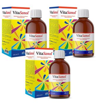 Vitasanol Multivitamin Multimineral Şurup 250 ml 3 Kutu