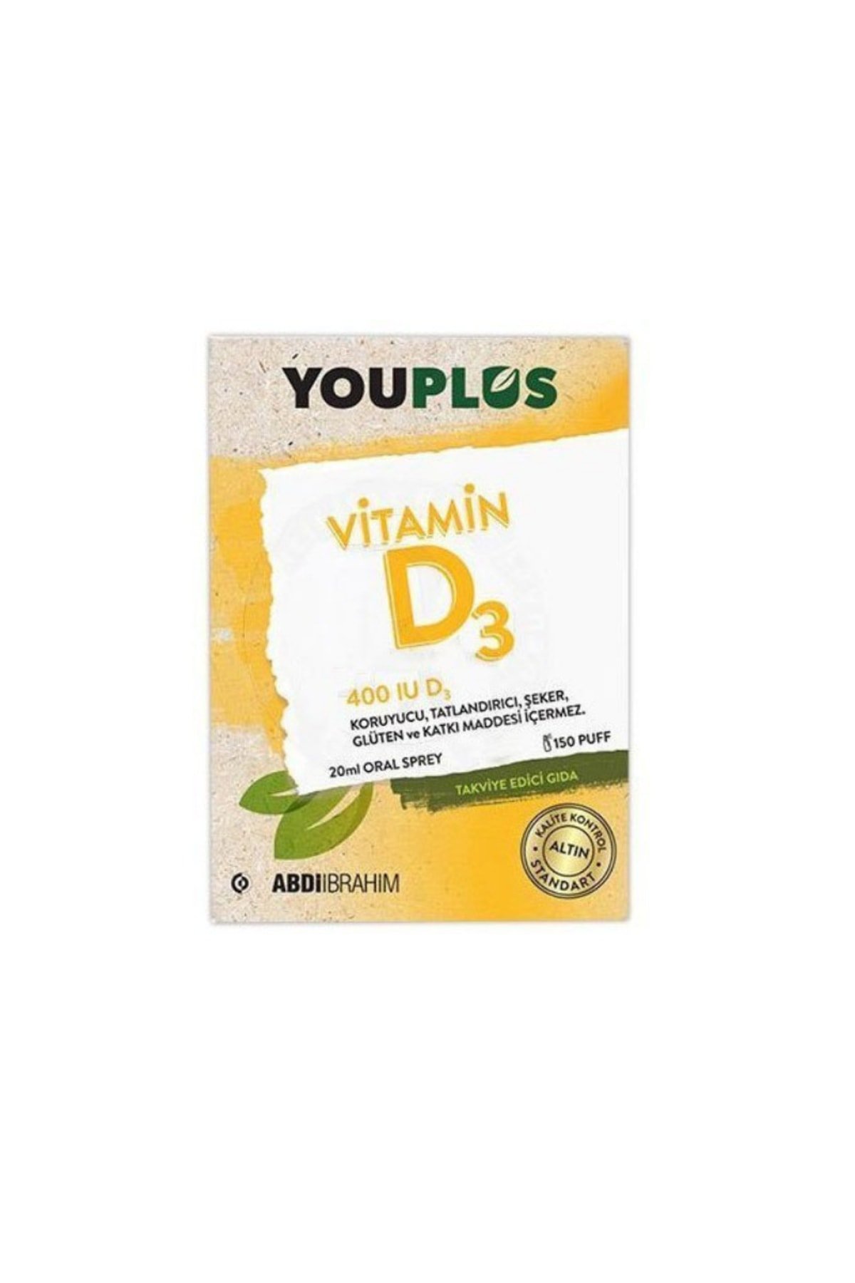 Youplus Vitamin D3 400IE Oral Sprey 20 ml