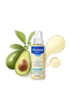 Mustela Baby Massage Oil 100 ml - Nemlendirici ve Rahatlatıcı Bebek Yağı