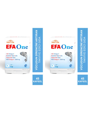 New Life EFA One 45 Softgel 2 Kutu