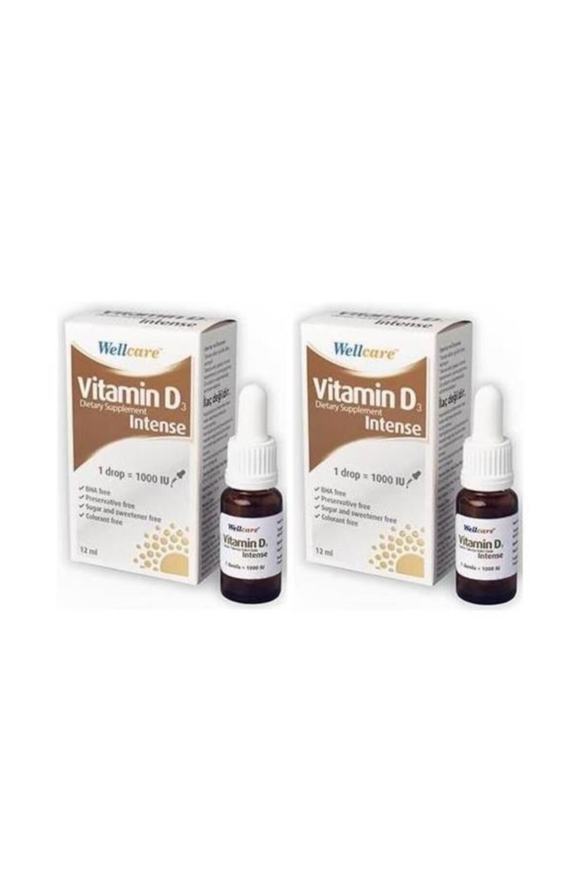 Wellcare Vitamin D3 Intense 1000 IU 12 ml 2 Kutu