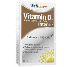 Wellcare Vitamin D3 Intense 1000 IU 12 ml