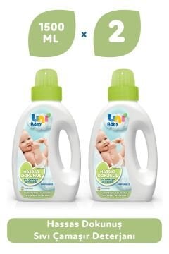 Uni Baby Çamaşır Deterjanı Sensitive 1500 ml 2 Kutu