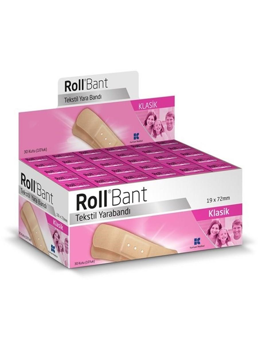 Roll Bant Tekstil Yara bandı 30 Kutu 10'luk