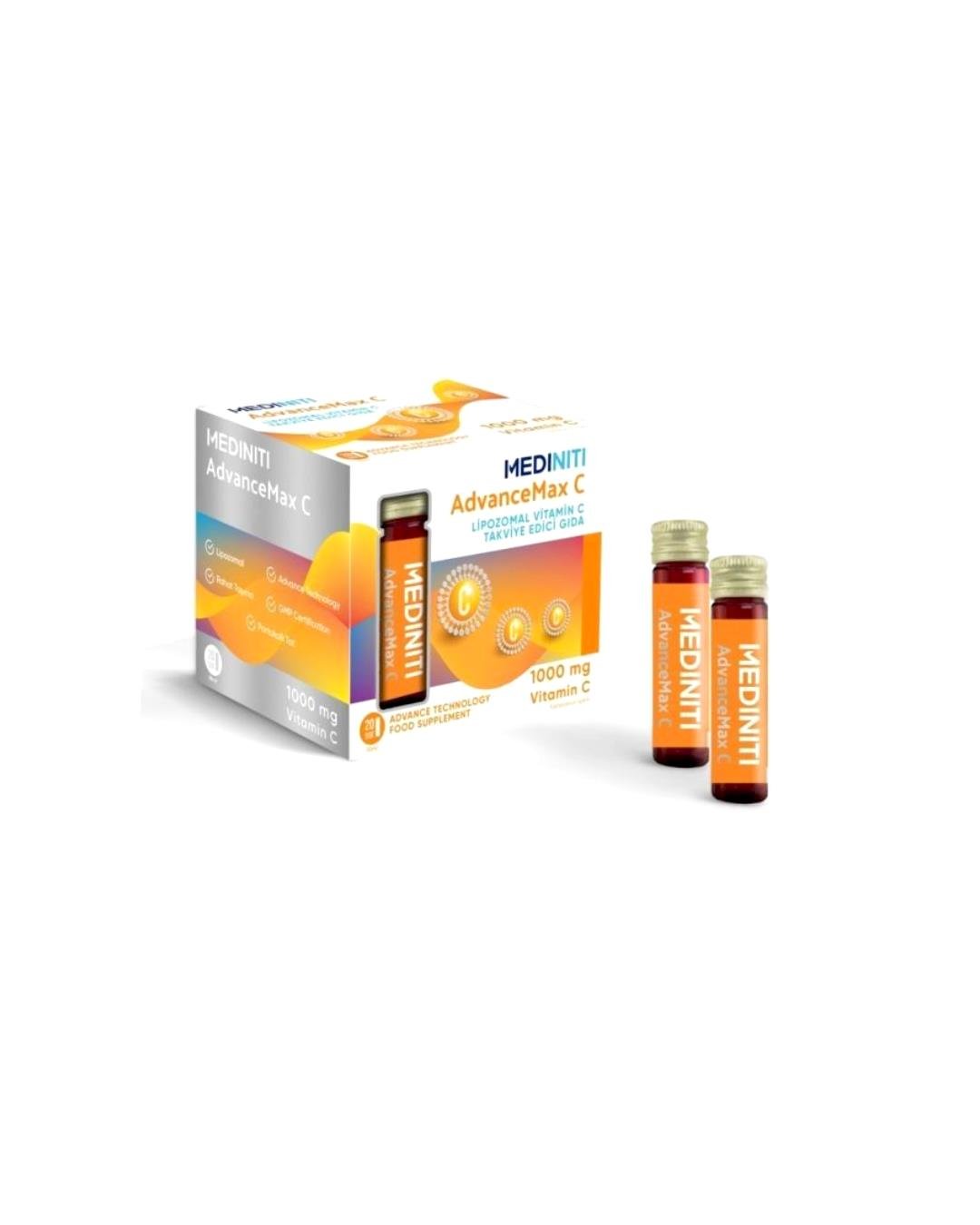 Advancemax Lipozomal C Vitamini 10 ml x 20 Shot