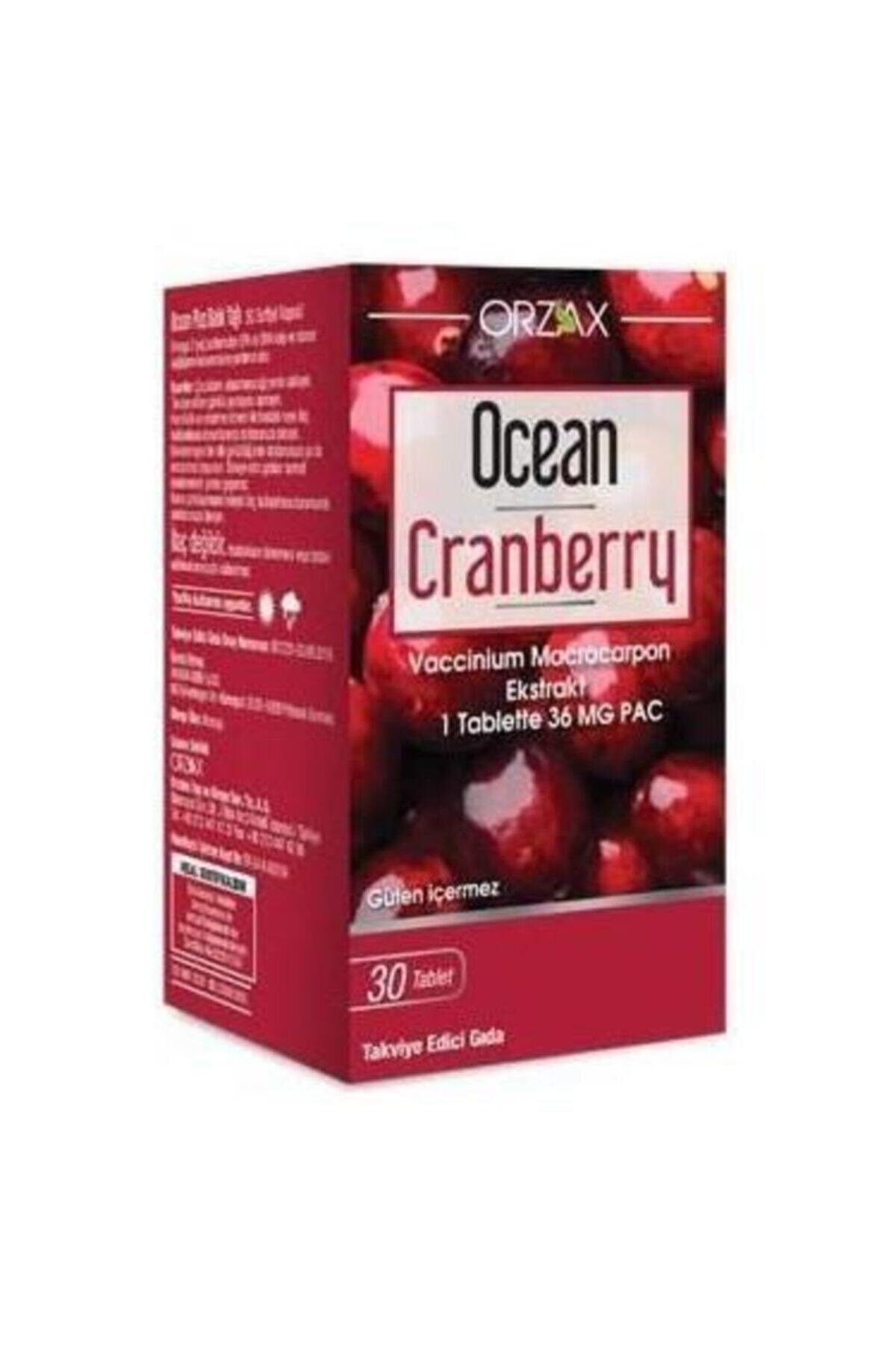 Ocean Cranberry Turna Yemişi Ekstresi 36 mg Pac 30 Kapsül