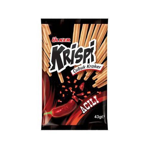 Ülker Krispi Acılı Çubuk Kraker 43Gr