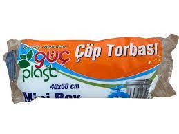 Güç Çöp Torbası Mini 40X50 10 Litre 40 Adetli