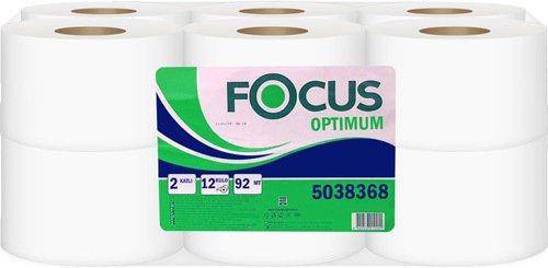 Focus Optimum Jumbo Mini 12 Rulo Tuvalet Kağıdı 92 Metre 5038368