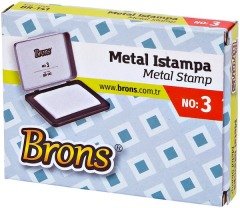 Brons Istampa No:3 Metal 6X8 Br-141