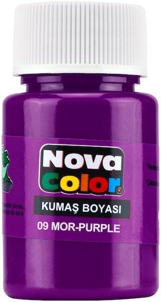 Nova Color Kumaş Boyası Şişe 35Cc Mor Nc-167