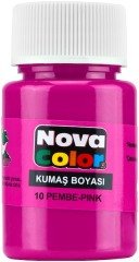 Nova Color Kumaş Boyası Şişe 35Cc Pembe Nc-168