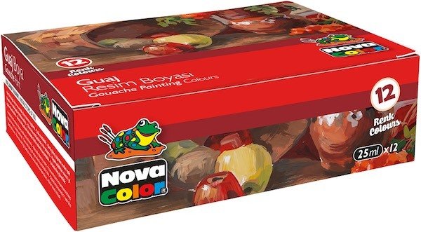 Nova Color Guaj Boya Şişe 12 Li Tk Nc-461