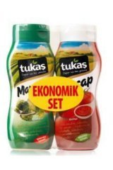 Tukaş Ketçap Tatlı 400Gr.+Mayonez 400Gr. Ekonomik Paket