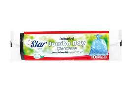 Star Çöp Torbası Jumbo Boy 80x110 400gr Siyah 10lu