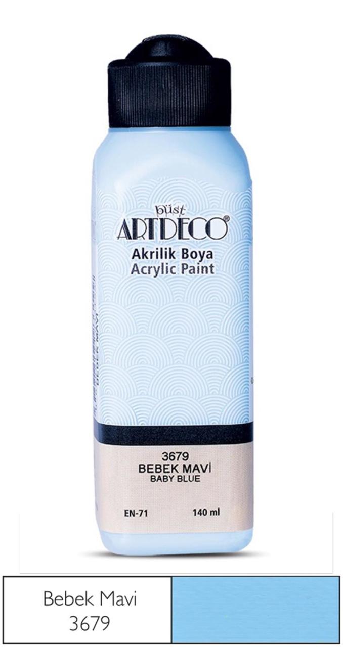 Artdeco Akrilik Boya 140 Ml Bebek Mavi Y-070R-3679