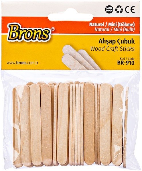 Brons Ahsap Cubuk Naturel Mini Dökme Br-910