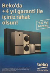 Ek Garanti Dondurucu 0-6 Ay +4 Yıl (Beko Derin Dondurucu İçin)