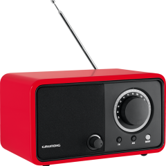 GRUNDIG TR 1200 Glossy Red Radyo