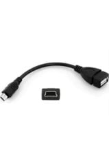 Universal 25cm Mini USB Uçlu OTG Kablosu