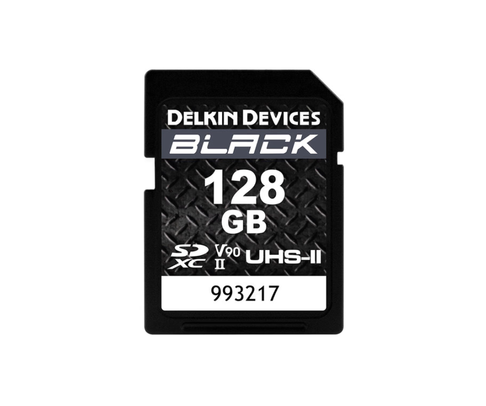 DELKIN BLACK 128GB SD UHS-II  U3 V90