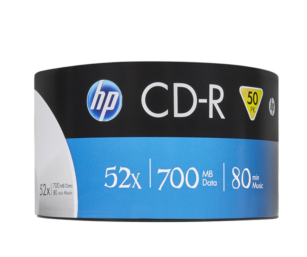 HP CD-R 52X 700MB 50PACK (CRE00070-3) - 69300