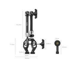 SmallRig 4454 Sihirli Kol  ile Yengeç Şekilli Kelepçe