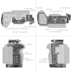 SmallRig 4771 Sony FX3 / FX30  için  HawkLock Hızlı Çıkarma Gelişmiş Kafes Kiti