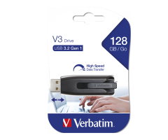 Verbatim 128GB V3 USB 3.2 Gen 1 USB Sürücü