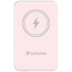 VERBATIM 32243 Magsafe 5000 Mah Manyetik Kablosuz Pembe Powerbank