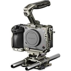 TILTA Camera Cage for Sony FX3/FX30 V2 Basic Kit - Titanium Gray TA-T16-A-TG