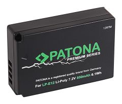 Patona Premium Batarya Canon LP-E12 İçin