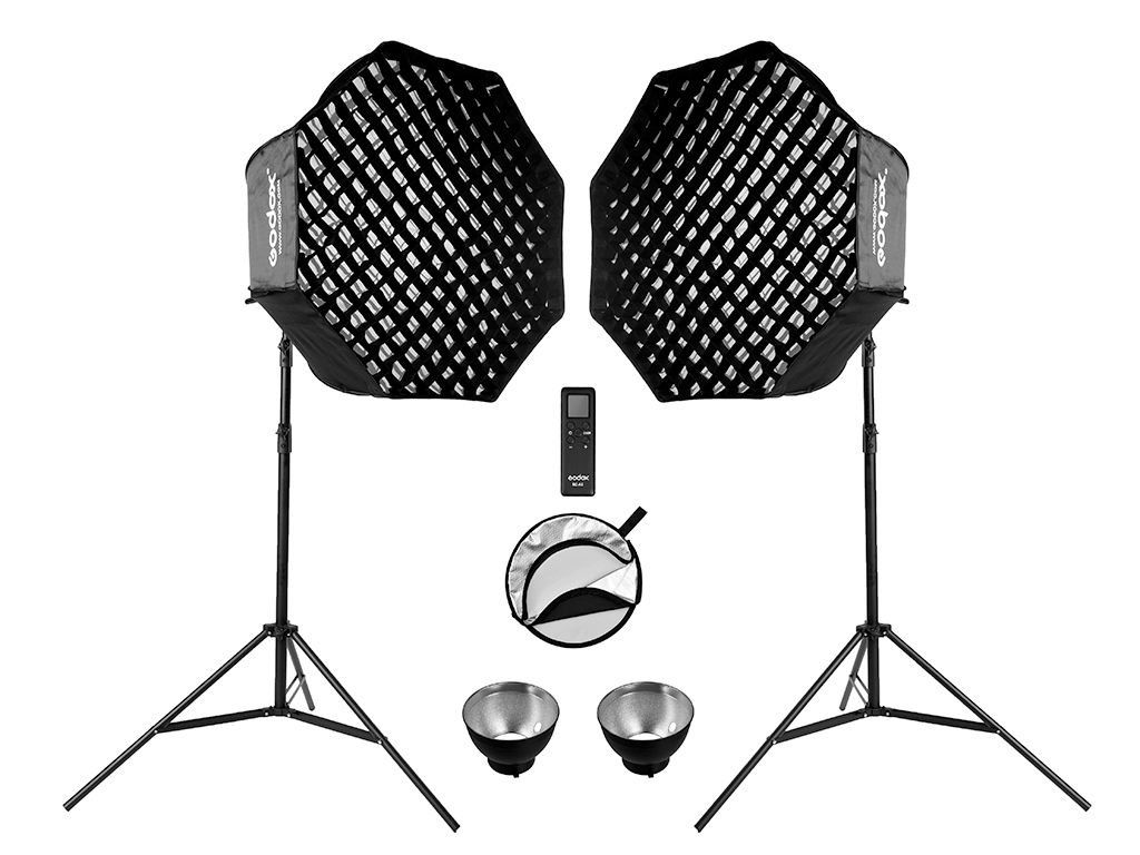 Godox SL60II D 60W LED Video Işığı 2'li Kit