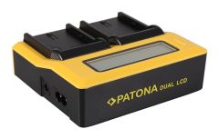 Patona İkili LCD Ekranlı USB Şarj Aleti Canon LP-E6 İçin