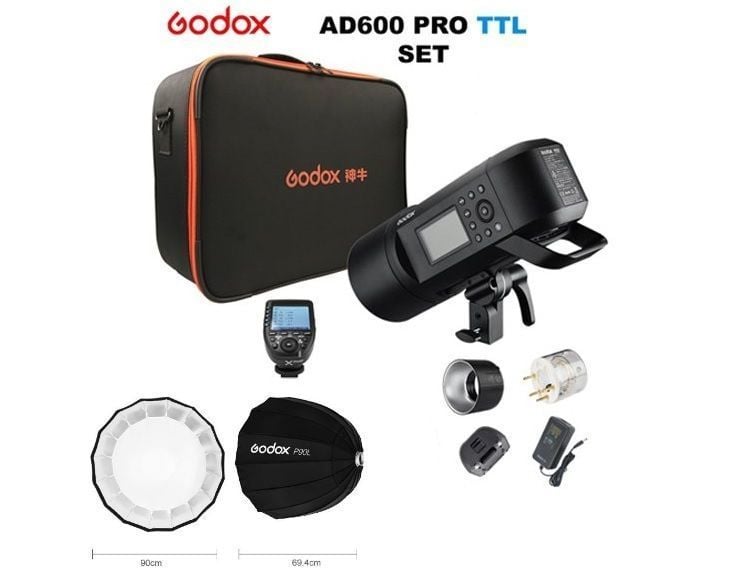 Godox Witstro AD600Pro TTL Full Set Paraflaş (NİKON)