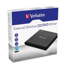 Verbatim EXTERNAL SLIMLINE CD/DVD WRITER USB 2.0