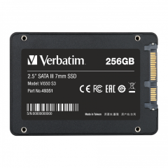 VERBATIM 256GB SSD VI550 S3 2.5'' - 49351