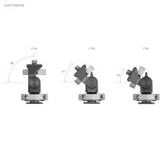 SmallRig 2905B Döner ve Eğimi Ayarlanabilir Metal Monitör Ayağı