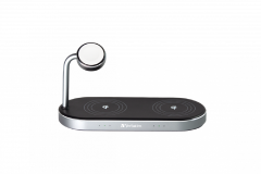 VERBATIM 49557 - WCS-03 3IN1 iWATCH 2xQI CHARGER MAX:35W