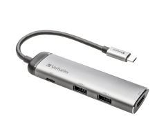 Verbatim USB-C Çok Bağlantılı Hub (2’ li USB)   HDMI