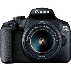 Canon EOS 2000D + 18-55mm IS STM DSLR Fotoğraf Makinesi (Canon Eurasia Garantili)