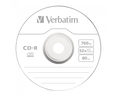 Verbatim CD-R 52X 700MB 10 Pack Wrap Extra