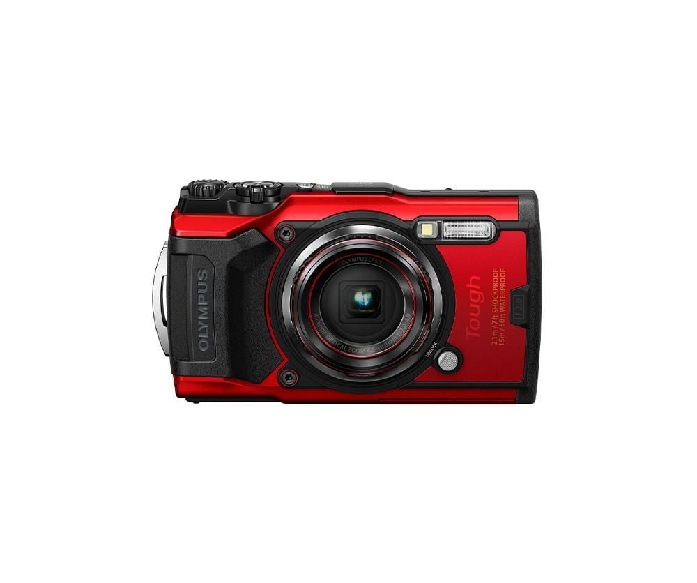 Olympus TG-6 Fotoğraf Makinesi - Kırmızı