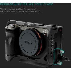 Tilta Sony A7CII / A7CR Half Camera lightweight Cage Kıt (TA-T60-B-B)