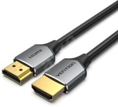 Vention Ultra İnce HDMI Erkek - Erkek HD Kablo 0.5m Gri Alüminyum Alaşımlı Tip